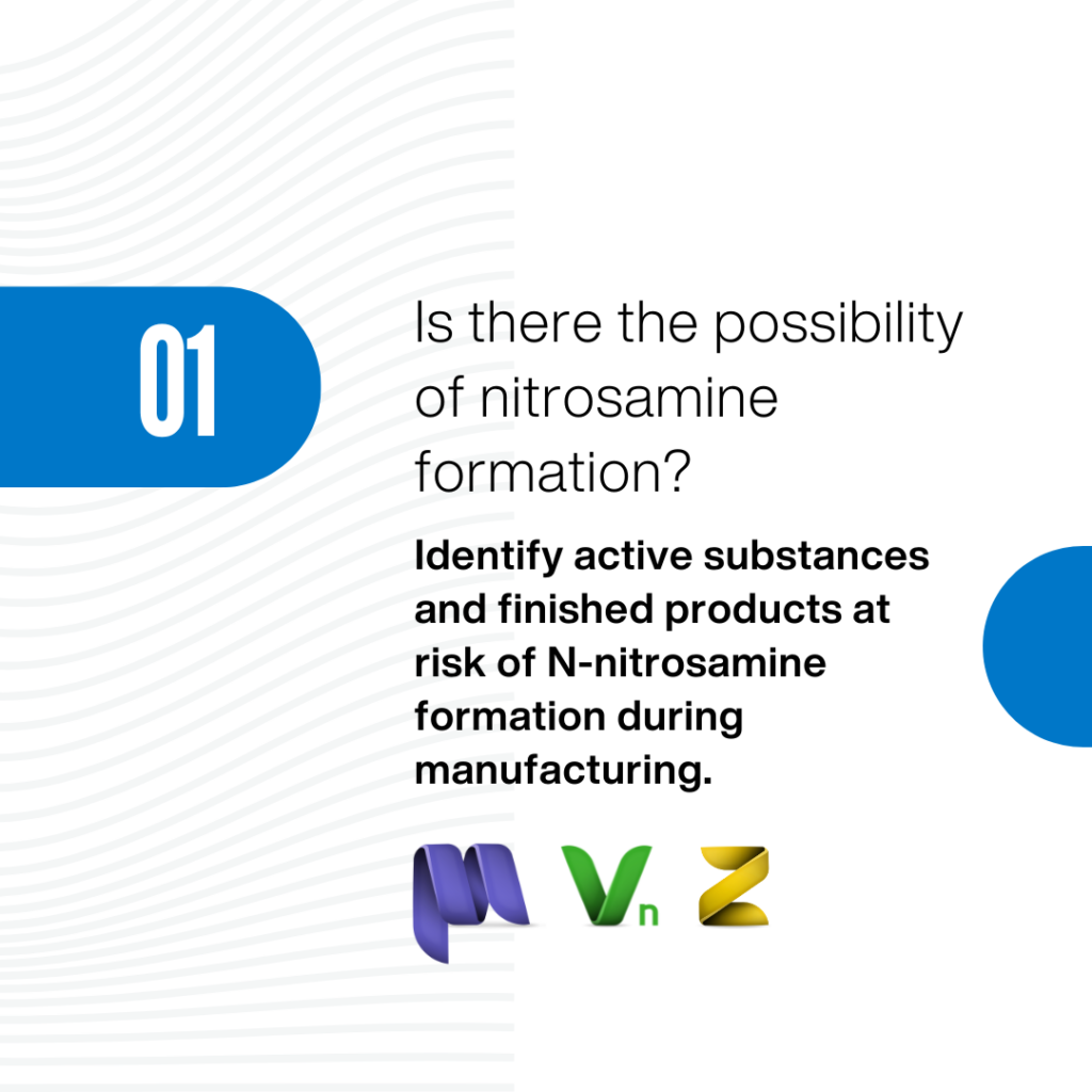 Possible nitrosamine formation assessment